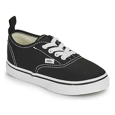 Vans TD Authentic Elastic Lace boys's Children's Shoes (Trainers) in Black