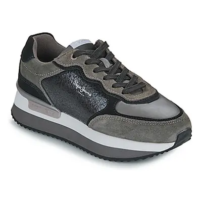 Pepe jeans RUSPER STARS women's Shoes (Trainers) in Grey