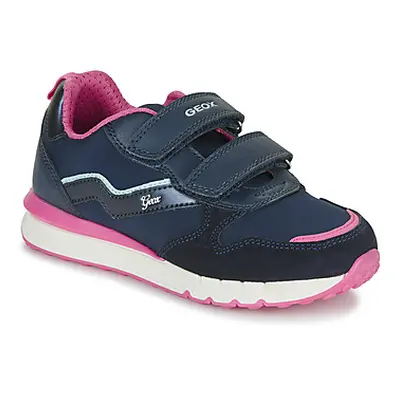 Geox J FASTICS G. girls's Children's Shoes (Trainers) in Blue