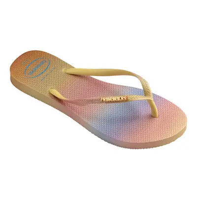 Havaianas SLIM GRADIENT SUNSET women's Flip flops / Sandals (Shoes) in Multicolour