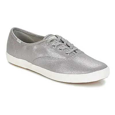 Keds CH METALLIC CANVAS women's Shoes (Trainers) in Silver