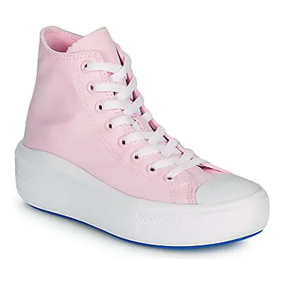 Converse CHUCK TAYLOR ALL STAR MOVE ANODIZED METALS HI women's Shoes (High-top Trainers) in Pink