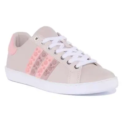 Guess Fl6Jcblea12 Jacobb women's Trainers in Beige