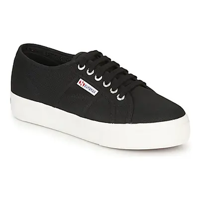 Superga 2730 COTU women's Shoes (Trainers) in Black