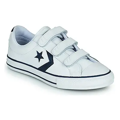 Converse STAR PLAYER 3V BACK TO SCHOOL OX girls's Children's Shoes (Trainers) in White