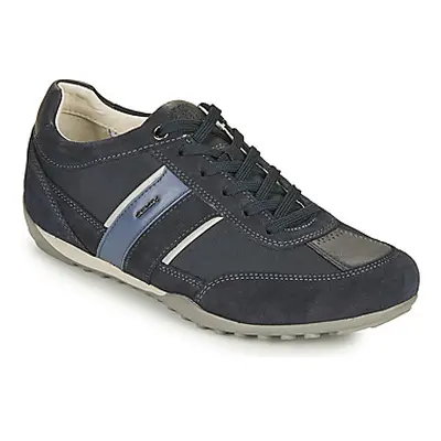 Geox U WELLS C men's Shoes (Trainers) in Blue