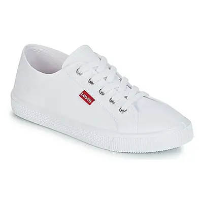 Levis MALIBU BEACH S women's Shoes (Trainers) in White