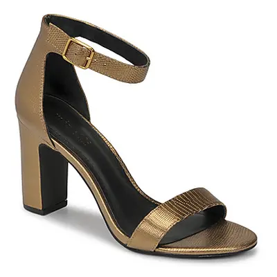 Maison Minelli CHELYE women's Sandals in Gold