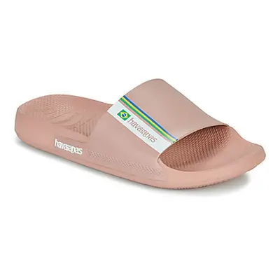 Havaianas SLIDE BRASIL women's Flip flops / Sandals (Shoes) in Pink