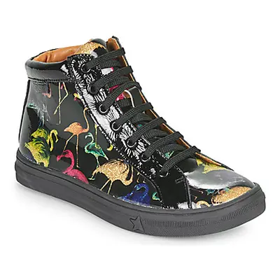 GBB PHILEMA girls's Children's Shoes (High-top Trainers) in Black