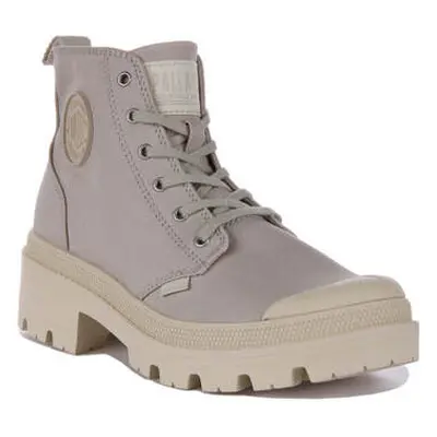 Palladium Pallabase Twill women's Boots in Beige