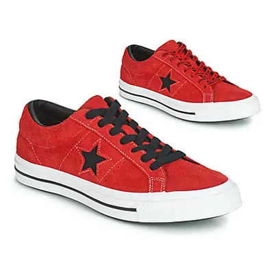 Converse ONE STAR DARK STAR VINTAGE SUEDE OX men's Shoes (Trainers) in Red