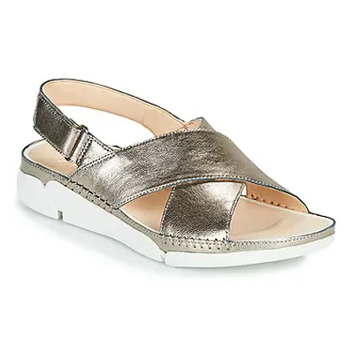 Clarks Tri Alexia women's Sandals in Gold