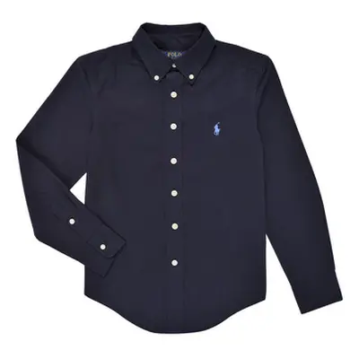 Polo Ralph Lauren LS BD PPC-SHIRTS-SPORT SHIRT boys's Children's Long sleeved Shirt in Marine