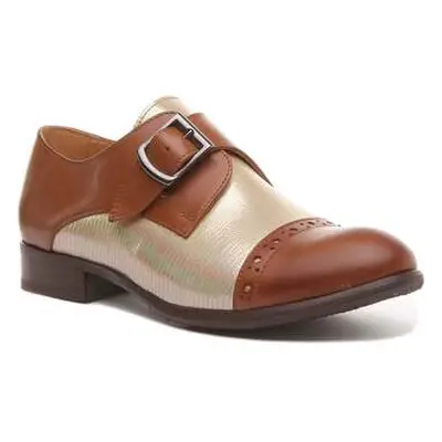 Justinreess England Single Buckle women's Slip-ons (Shoes) in Brown