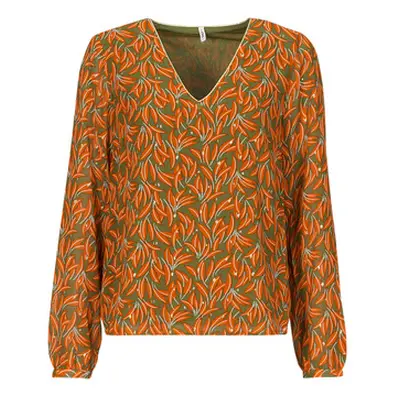 Only ONLMILEY women's Blouse in Orange