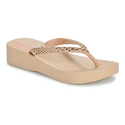 Ipanema MESH IX PLAT FEM women's Flip flops / Sandals (Shoes) in Beige