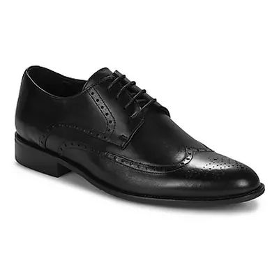 So Size RAVONE men's Smart / Formal Shoes in Black