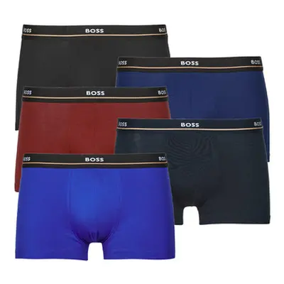 BOSS Trunk 5P Essential men's Boxer shorts in Multicolour