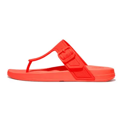 FitFlop iQUSHION ADJUSTABLE BUCKLE FLIP-FLOPS women's Flip flops / Sandals (Shoes) in Orange