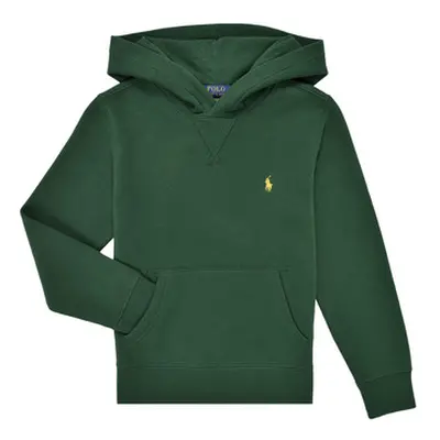 Polo Ralph Lauren LS PO HOOD-TOPS-KNIT girls's Children's Sweatshirt in Green