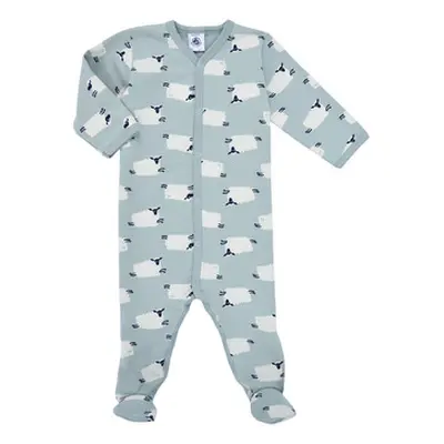 Petit Bateau TAMTAM boys's Sleepsuits in Green