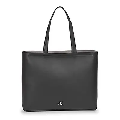 Calvin Klein Jeans MINIMAL MONOGRAM SLIM TOTE34 women's Shopper bag in Black