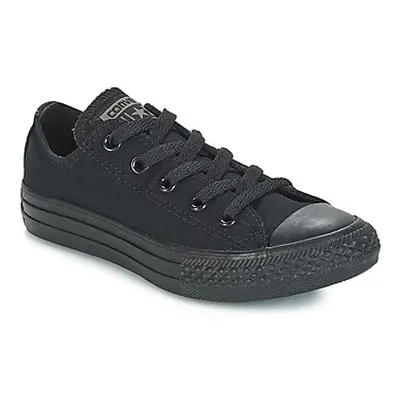 Converse CHUCK TAYLOR ALL STAR MONO OX girls's Children's Shoes (Trainers) in Black