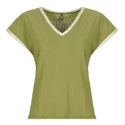 Only ONLPEGGY women's T shirt in Kaki