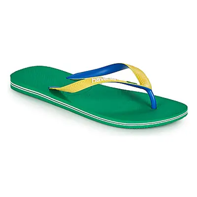 Havaianas BRASIL MIX men's Flip flops / Sandals (Shoes) in Green