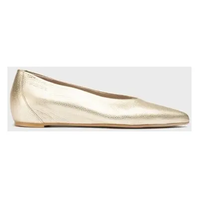 Wonders Odisei A2422T Taupe women's Court Shoes in Gold