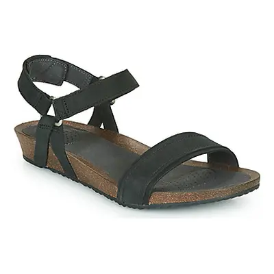 Teva MAHONIA STITCH women's Sandals in Black