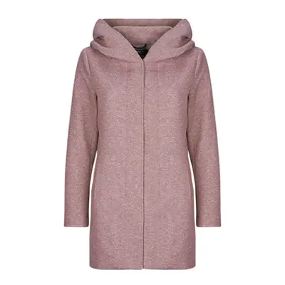 Only ONLSEDONA women's Coat in Pink