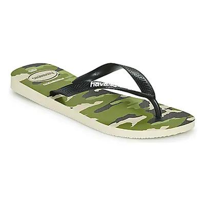 Havaianas TOP CAMU men's Flip flops / Sandals (Shoes) in Green