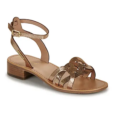 Les Tropéziennes par M Belarbi HIREEN women's Sandals in Gold