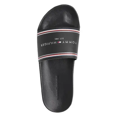 Tommy Hilfiger TH ESSENTIALS POOL SIDE women's Flip flops / Sandals (Shoes) in Black