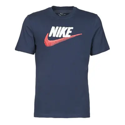 Nike M NSW TEE BRAND MARK men's T shirt in Blue