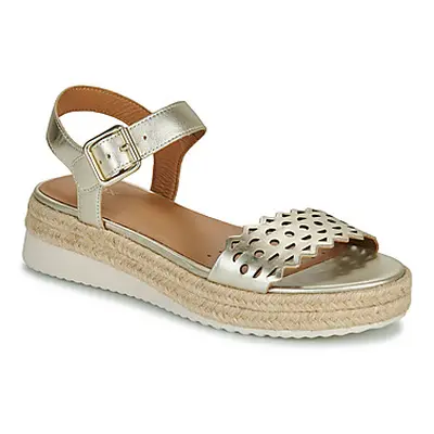 Geox D EOLIE women's Sandals in Gold