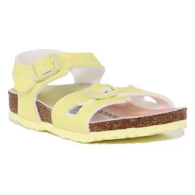 Birkenstock Rio Kids girls's Children's Sandals in Yellow