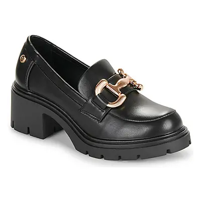 Xti 143105-BLACK women's Loafers / Casual Shoes in Black