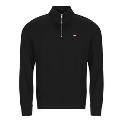 Levis ORIGINAL HM 1/4 ZIP men's Sweatshirt in Black