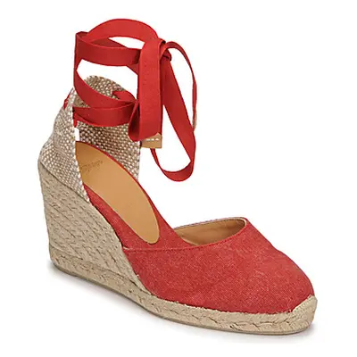 Castaner Carina women's Espadrilles / Casual Shoes in Red