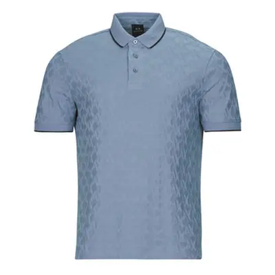 Armani Exchange 6DZFLA men's Polo shirt in Blue