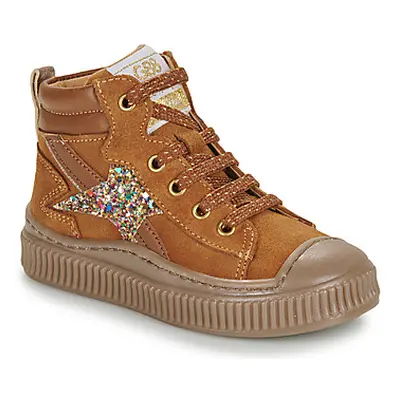 GBB OTILIA girls's Children's Shoes (High-top Trainers) in Brown