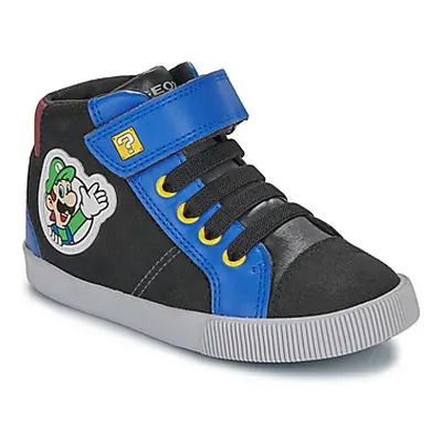 Geox B KILWI BOY girls's Children's Shoes (High-top Trainers) in Blue