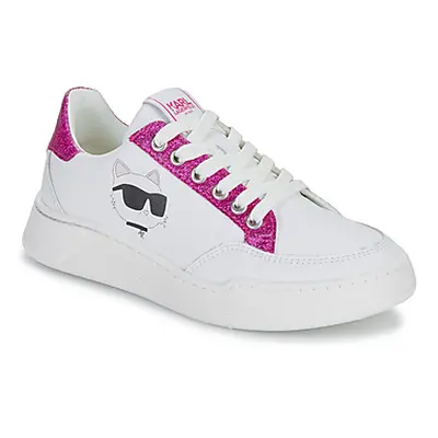 Karl Lagerfeld Z30362/10P girls's Children's Shoes (Trainers) in White