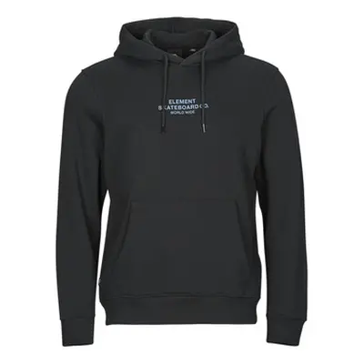 Element SKATEBOARD CO HOOD men's Sweatshirt in Black