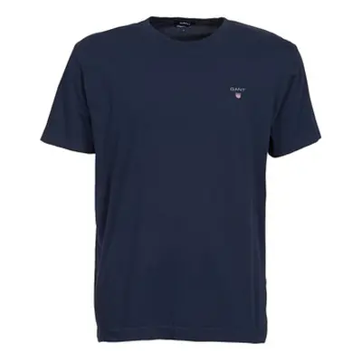 Gant SOLID men's T shirt in Blue