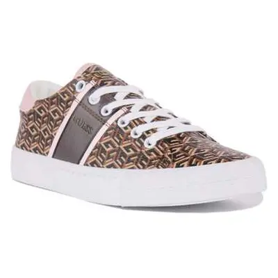 Guess Ester Logo women's Trainers in Brown