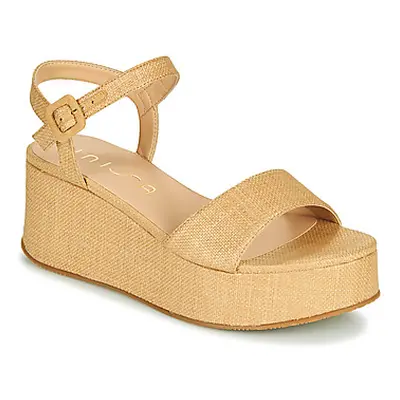 Unisa LAIKI women's Sandals in Beige